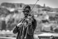 Musicien de rue, Porto, avril 2019