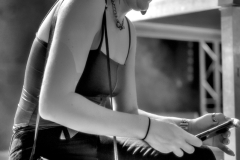 Fin de concert de @psukha_ (sur insta) pour les Métaphonies du 9-9bis d'Oignies, Pas de Calais, France